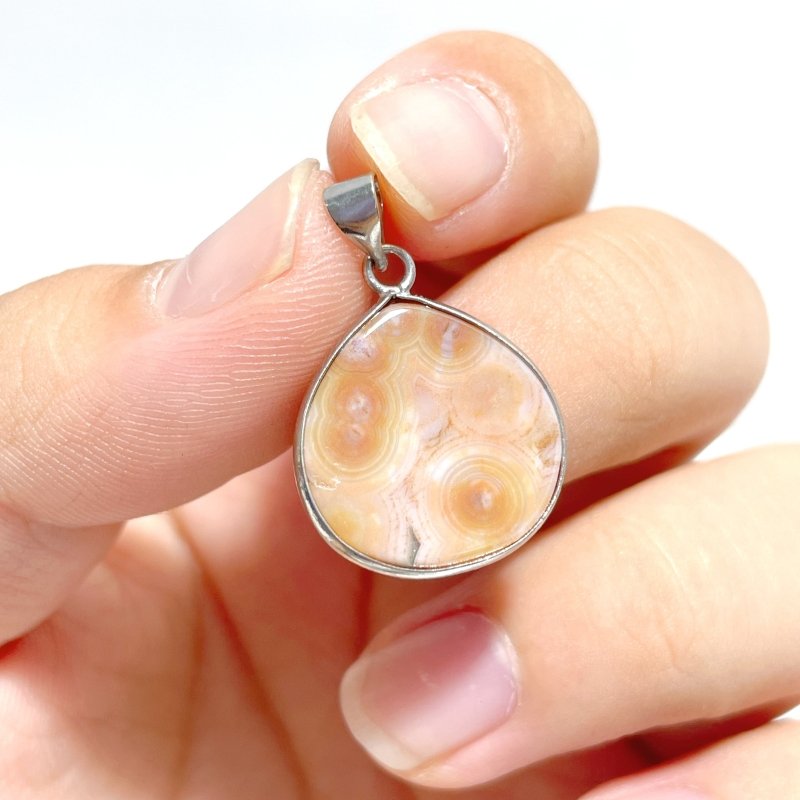 42 Pieces 8th Vein Ocean Japser Pendants - Wholesale Crystals