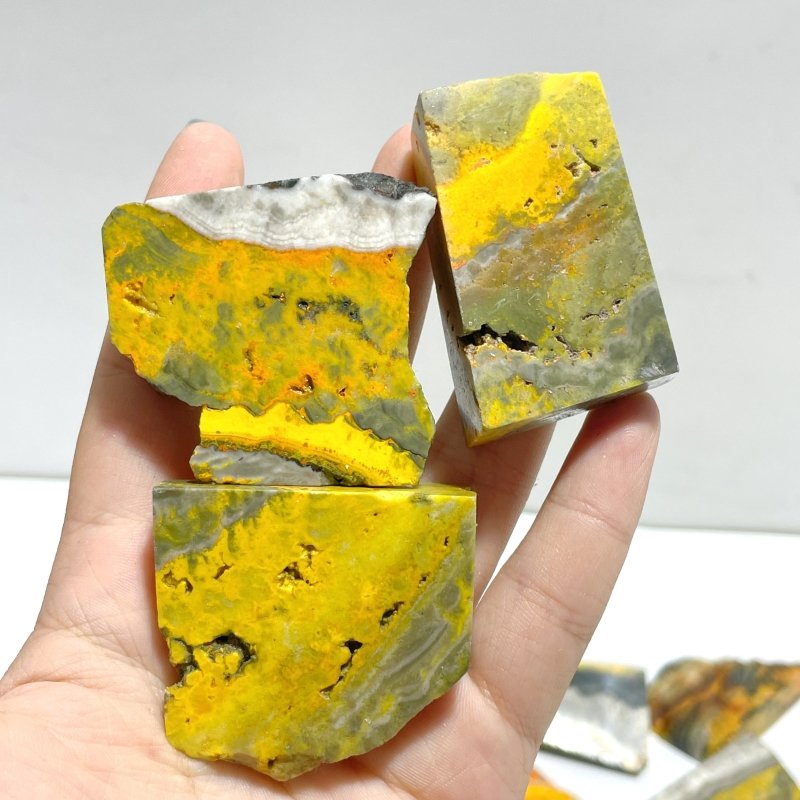 42 Pieces Bumble Bee Jasper Polished Home Decor - Wholesale Crystals