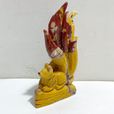 2 Pieces Mookaite Nine-tailed Fox Carving #6