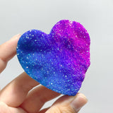45 Pieces Angel Aura Heart Crystals Spirit Quartz Cluster - Wholesale Crystals