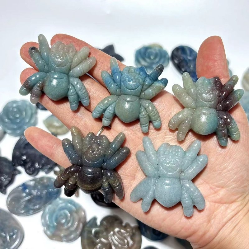 48 Pieces Trolleite Stone Mixed Animals Carving -Wholesale Crystals