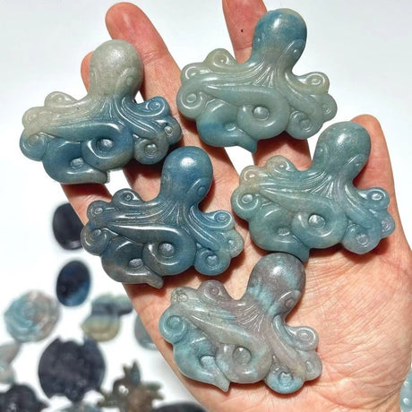 48 Pieces Trolleite Stone Mixed Animals Carving -Wholesale Crystals
