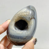 11 Pieces Geode Druzy Agate Eggs