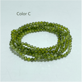 4MM Cut Faceted Cubic Zirconia Bracelet Wholesale - Wholesale Crystals