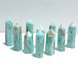 5 - 9CM Hemimorphite Tower Point Wholesale - Wholesale Crystals
