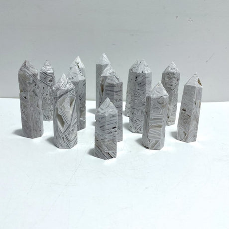 5 - 9CM Morocco Agate Tower Point Wholesale - Wholesale Crystals