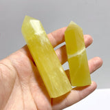 5 - 9CM Yellow Calcite Tower Point Wholesale - Wholesale Crystals