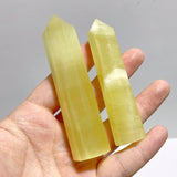 5 - 9CM Yellow Calcite Tower Point Wholesale - Wholesale Crystals