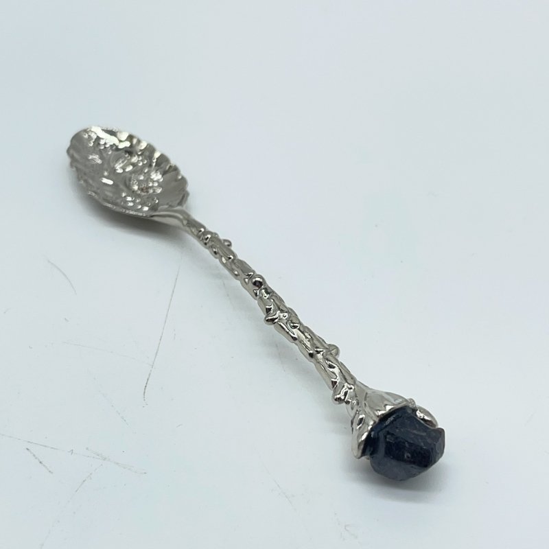 5 Colors Coffee Spoon With Garnet Raw Stone Wholesale -Wholesale Crystals