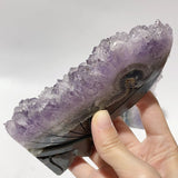 5 Pieces Amethyst Cluster Butterfly Fairy Carving - Wholesale Crystals