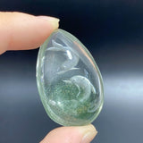 5 Pieces Beautiful Dolphin Garden Quartz Inner Scene Carving -Wholesale Crystals