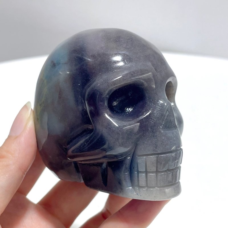 5 Pieces Beautiful Trolleite Skull Carving - Wholesale Crystals