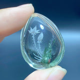 5 Pieces Flower Garden Quartz Inner Scene Carving - Wholesale Crystals