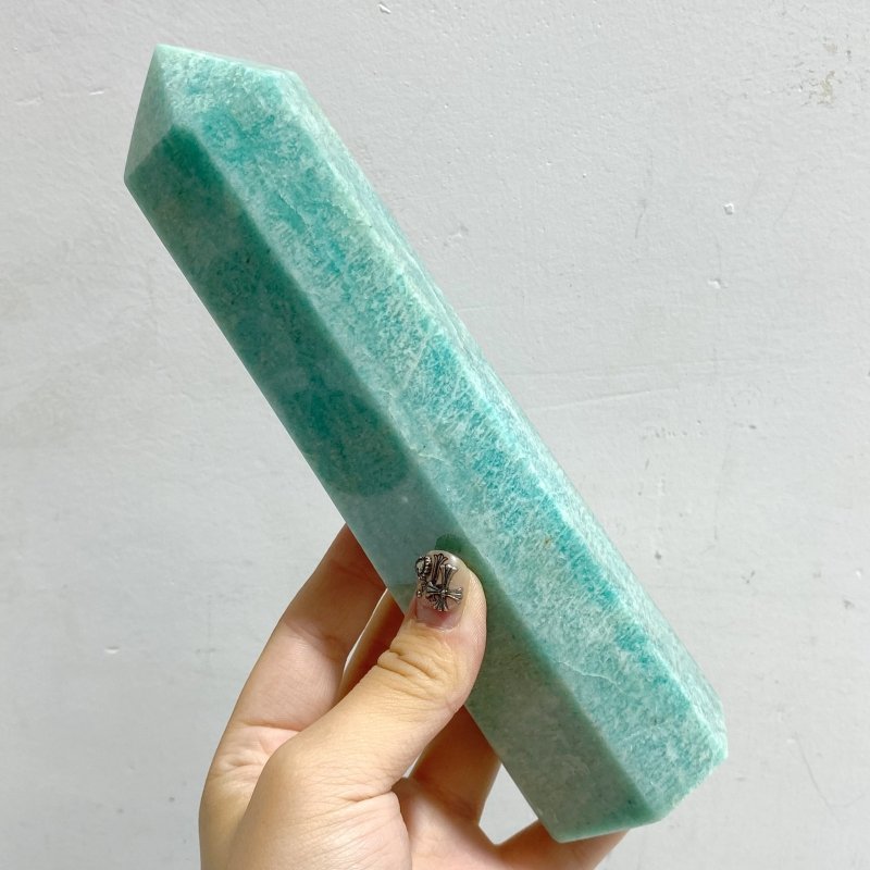 5 Pieces Large Amazonite Tower Points -Wholesale Crystals