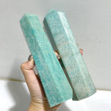 5 Pieces Large Amazonite Tower Points -Wholesale Crystals