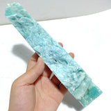 5 Pieces Large Blue Hemimorphite Four - Sided Tower Point Raw Side - Wholesale Crystals