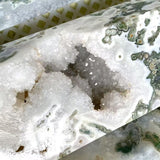 5 Pieces Moss Agate Large Tower Geode Point (Sea Freight Only) -Wholesale Crystals