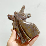5 Pieces Ocean Jasper Unicorn Carving Closeout - Wholesale Crystals