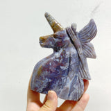5 Pieces Ocean Jasper Unicorn Carving Closeout - Wholesale Crystals