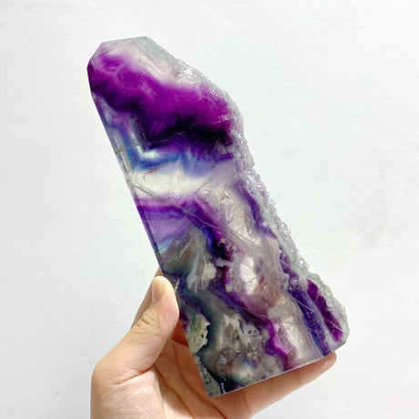 5 Pieces Rainbow Fluorite Raw Side Tower - Wholesale Crystals