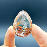 5 Pieces Seahorse Garden Quartz Inner Scene Carving - Wholesale Crystals