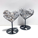 5 Pieces Sphalerite Heart With Stand - Wholesale Crystals