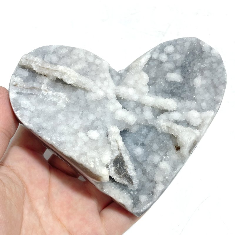 5 Pieces Sphalerite Heart With Stand - Wholesale Crystals