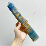 5 Pieces Tall High Quality Blue Onyx Point -Wholesale Crystals
