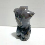 5 Pieces Volcano Agate Male Body Carving (UV - Reactive) - Wholesale Crystals