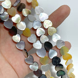 5 Shapes Shell DIY Bracelets Accessories Wholesale Heart/Moon/Star/Four Leaf Clover Random Color - Wholesale Crystals