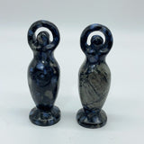 5 Types Spiral Goddess Carving Wholesale Obsidian Fluorite -Wholesale Crystals