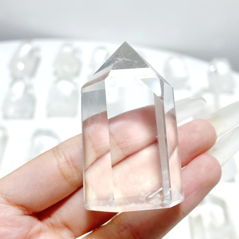 51 Pieces Fat Clear Quartz Tower - Wholesale Crystals