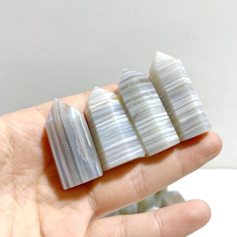 53 Pieces Stripe Agate Tower Points - Wholesale Crystals