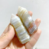 53 Pieces Stripe Agate Tower Points - Wholesale Crystals