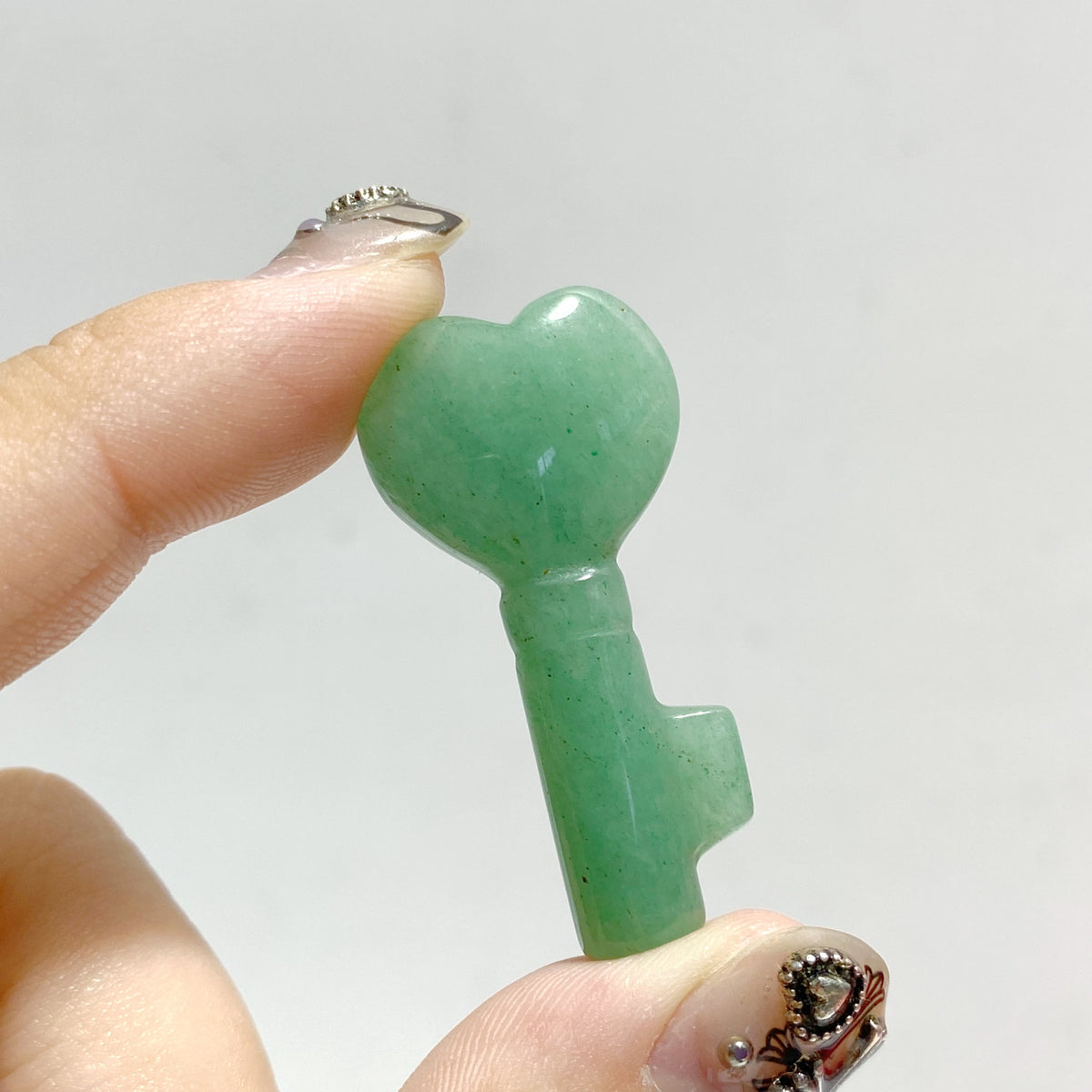 13 Types Heart Key Shape Wholesale Green Aventurine Tiger Eye Howlite