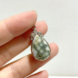 45 Pieces Vein Ocean Japser Pendant