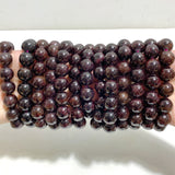 18 Pieces 14mm Garnet Bracelets