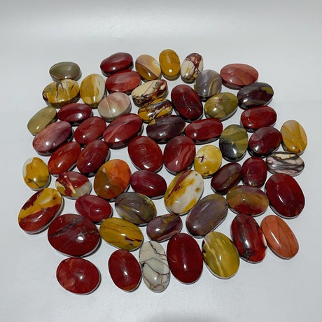 55 Pieces Mookaite Stone Palm -Wholesale Crystals