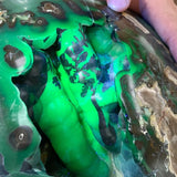 56.5KG Volcano Agate UV Reactive with Unique Tree-like Pattern Sphere (Sea Freight Only) -Wholesale Crystals