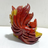 2 Pieces Mookaite Nine-tailed Fox Carving #5