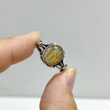 5 Pieces S925 Auralite 23 Crystal Different Styles Beautiful Rings
