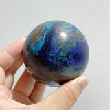 6 Pieces Azurite Mixed Malachite Spheres 2 -Wholesale Crystals