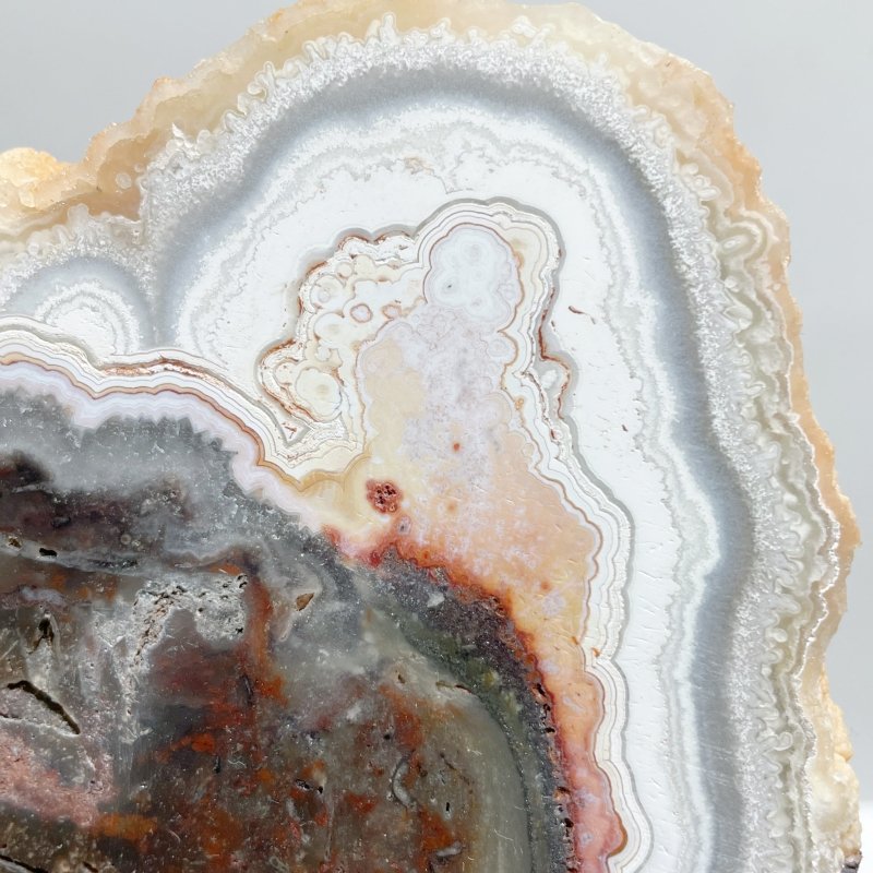 6 Pieces Beautiful Morocco Agate Cloud Shape Polished Slab - Wholesale Crystals