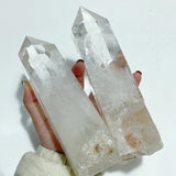 6 Pieces Clear Quartz Large Points Raw Bottom - Wholesale Crystals