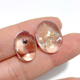 6 Pieces Enhydro Quartz Oval Cabochon Crystal DIY Pendants 1 - Wholesale Crystals