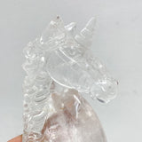 6 Pieces High Quality Clear Quartz Unicorn Carving - Wholesale Crystals