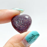 6 Pieces High Quality Cordierite Mixed Lepidocrocite Heart - Wholesale Crystals