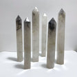 6 Pieces Large Black Tourmaline Crystal Tower - Wholesale Crystals