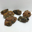 6 Pieces Large Garnet Specimen Raw Stone -Wholesale Crystals