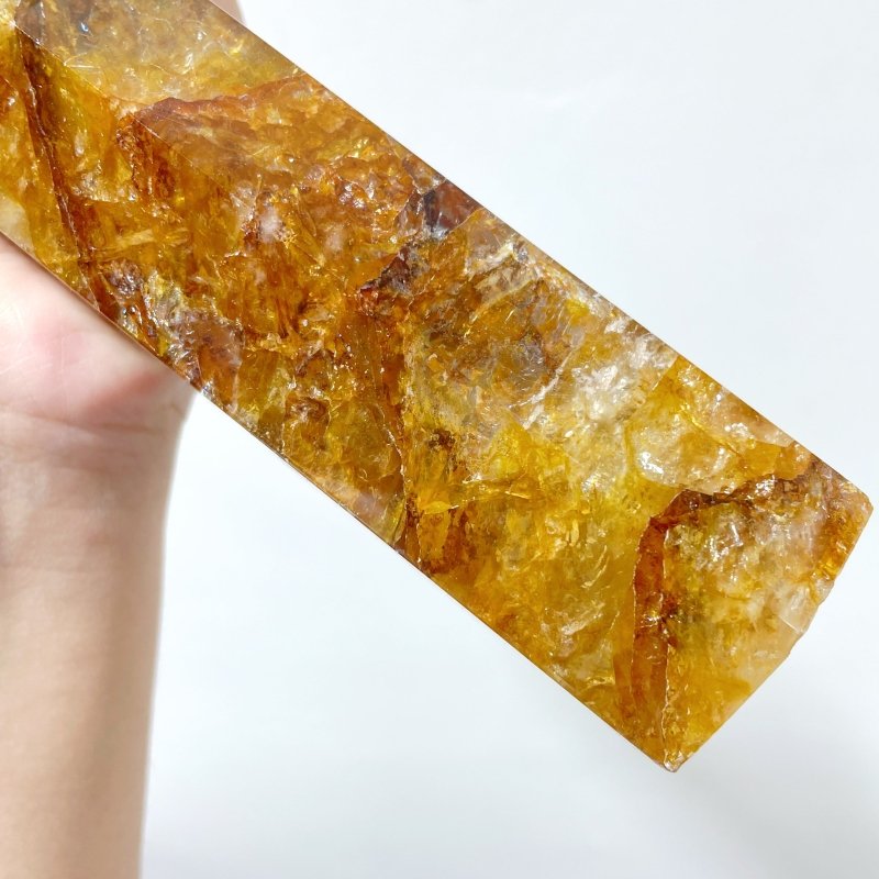 6 Pieces Large Golden Hematoid Tower - Wholesale Crystals